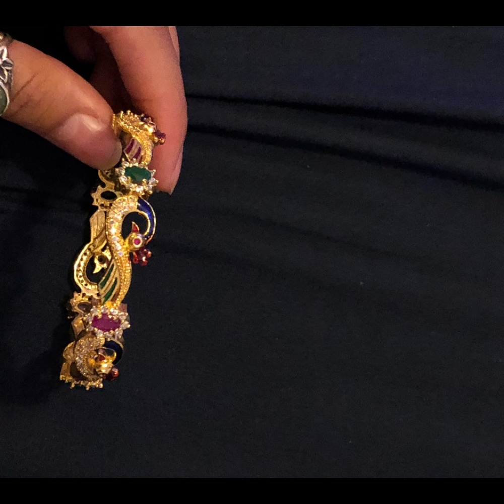 a 18k gold plated bracelet